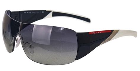 prada sport shield white sunglasses ps07hs sps